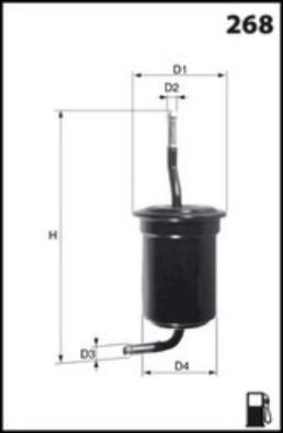 Lucas Filters LFPF046 - Паливний фільтр autocars.com.ua