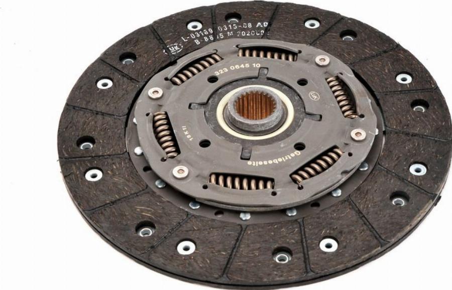 LUK 323 0645 10 - Диск зчеплення autocars.com.ua