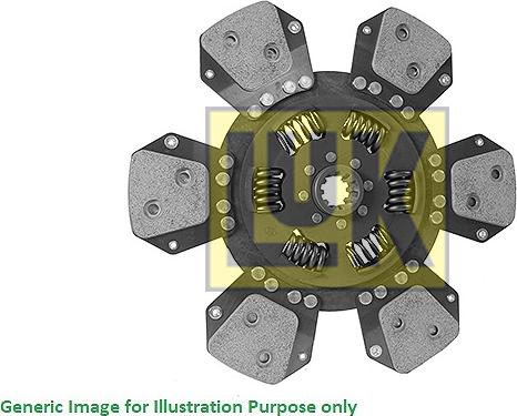 LUK 335 0346 10 - Диск зчеплення autocars.com.ua