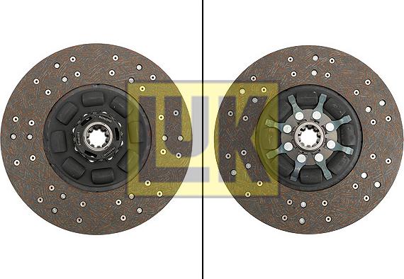 LUK 331 0395 10 - Диск зчеплення autocars.com.ua