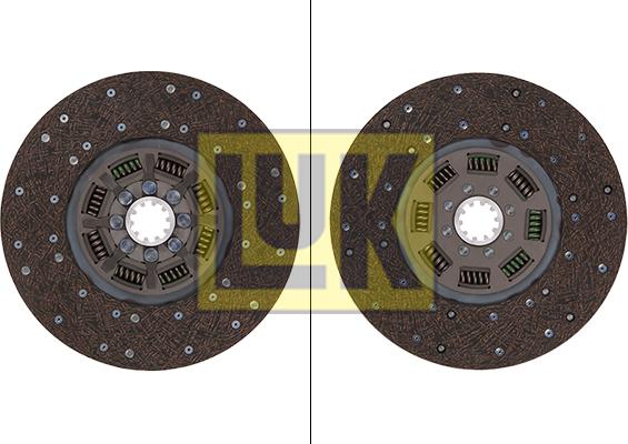 LUK 333 0020 10 - Диск зчеплення autocars.com.ua