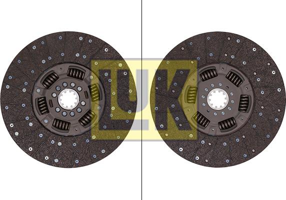 LUK 336 0012 10 - Диск зчеплення autocars.com.ua