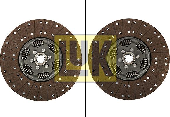 LUK 336 0044 10 - Диск зчеплення autocars.com.ua