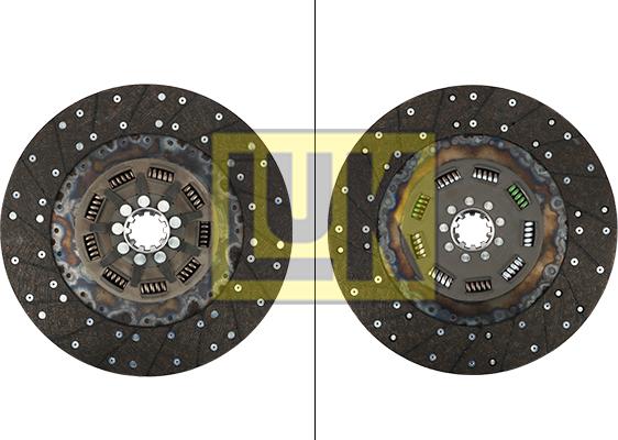 LUK 338 0134 10 - Диск зчеплення autocars.com.ua