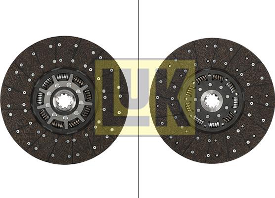 LUK 338 0138 11 - Диск зчеплення autocars.com.ua