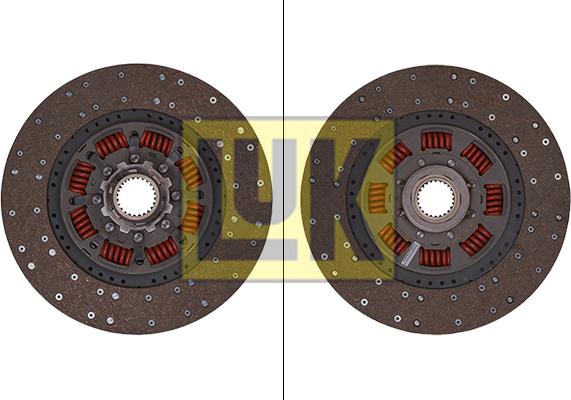 LUK 338 0219 20 - Диск сцепления, фрикцион avtokuzovplus.com.ua