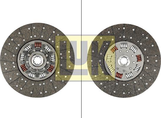 LUK 340 0022 10 - Диск зчеплення autocars.com.ua