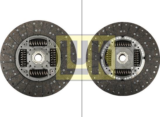 LUK 340 0095 10 - Диск зчеплення autocars.com.ua