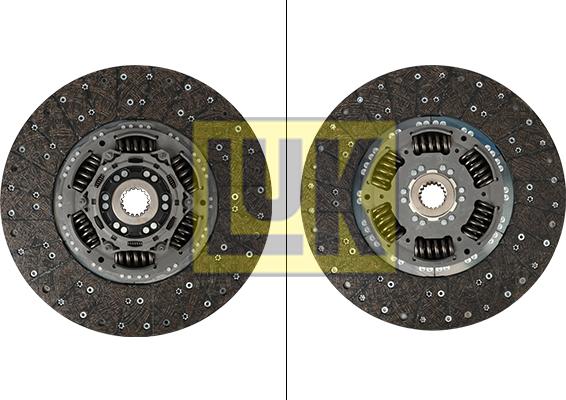 LUK 340 0100 10 - Диск сцепления, фрикцион autodnr.net