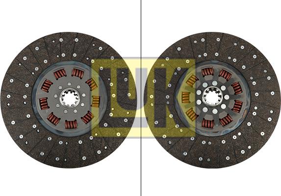 LUK 343 0010 10 - Диск зчеплення autocars.com.ua