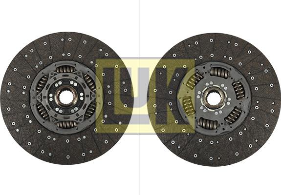 LUK 343 0203 10 - Диск сцепления, фрикцион avtokuzovplus.com.ua