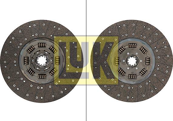 LUK 343 0214 10 - Диск сцепления, фрикцион autodnr.net