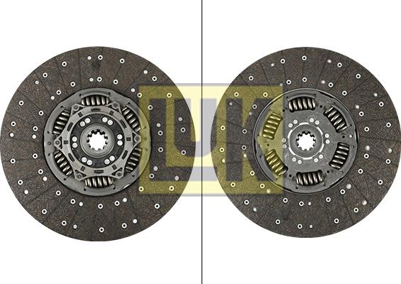 LUK 343 0215 10 - Диск зчеплення autocars.com.ua