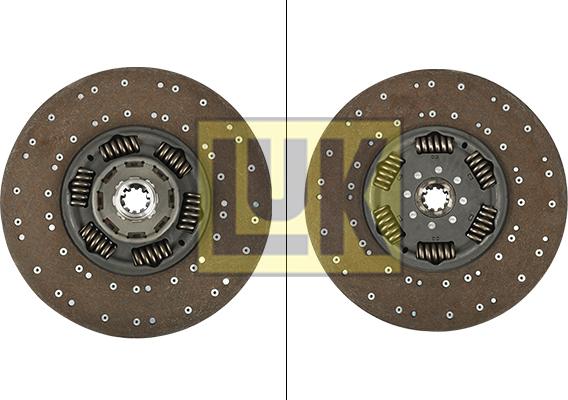 LUK 343 0227 10 - Диск сцепления, фрикцион avtokuzovplus.com.ua