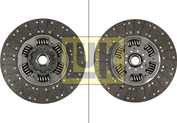 LUK 343 0252 10 - Диск сцепления, фрикцион avtokuzovplus.com.ua