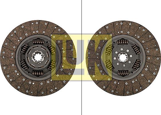 LUK 343 0291 10 - Диск зчеплення autocars.com.ua