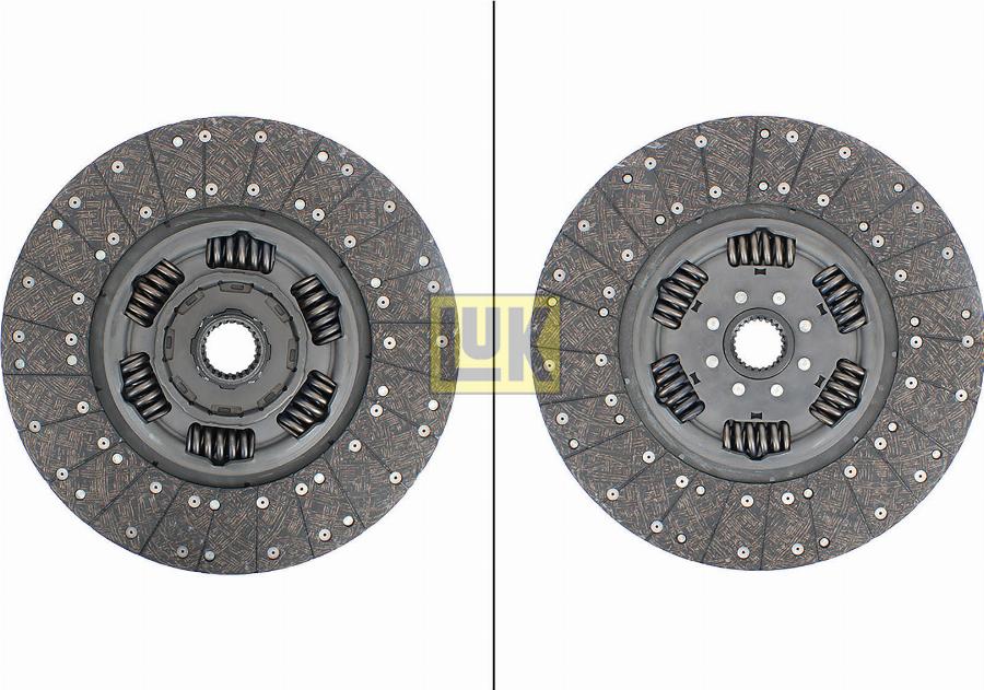 LUK 343 0308 10 - Диск зчеплення autocars.com.ua