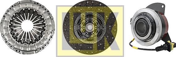 LUK 640 3080 33 - Комплект сцепления autodnr.net