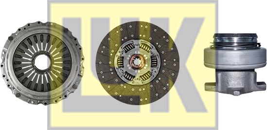 LUK 643 3390 00 - Комплект зчеплення autocars.com.ua