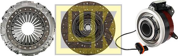 LUK 643 3468 33 - Комплект сцепления avtokuzovplus.com.ua