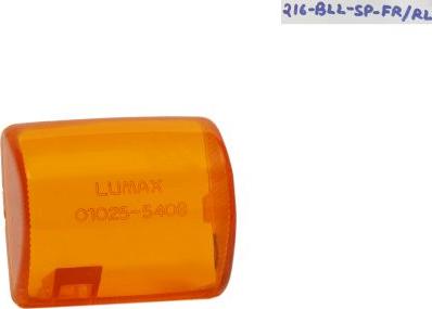 LUMAX 216-BLL-SPP-UNI - Рассеиватель, фонарь указателя поворота avtokuzovplus.com.ua