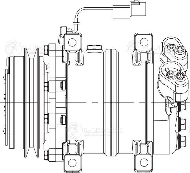 Luzar LCAC1148 - Компрессор кондиционера autodnr.net