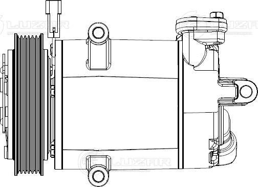 Luzar LCAC1690 - Компрессор кондиционера autodnr.net