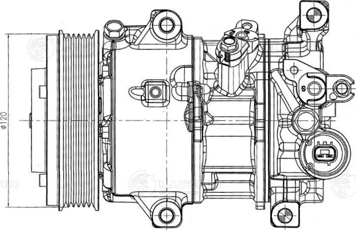 Luzar LCAC 1916 - Компресор, кондиціонер autocars.com.ua