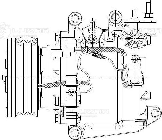 Luzar LCAC 2320 - Компресор, кондиціонер autocars.com.ua