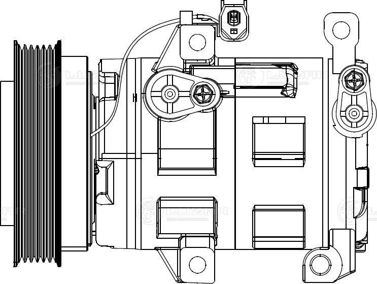 Luzar LCAC 2550 - Компрессор кондиционера autodnr.net