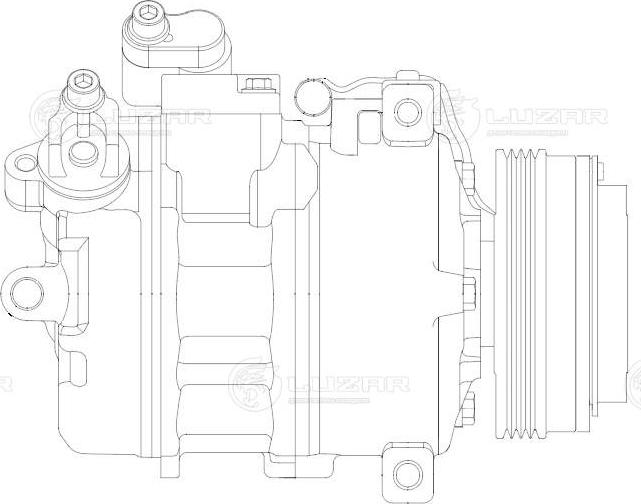 Luzar LCAC 2683 - Компрессор кондиционера avtokuzovplus.com.ua
