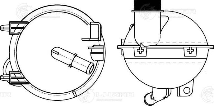 Luzar LET 2010 - Компенсаційний бак, охолоджуюча рідина autocars.com.ua