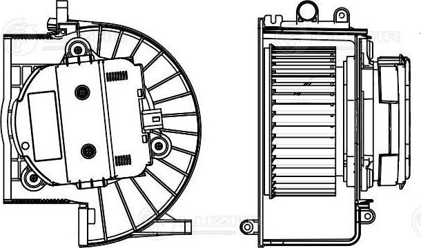 Luzar LFh 0719 - Электродвигатель, вентиляция салона autodnr.net