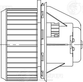 Luzar LFh 0790 - Электродвигатель, вентиляция салона avtokuzovplus.com.ua