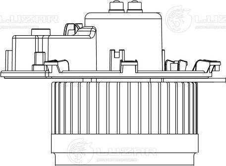 Luzar LFh 15203 - Електродвигун, вентиляція салону autocars.com.ua