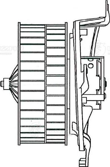 Luzar LFh 1521 - Электродвигатель, вентиляция салона avtokuzovplus.com.ua