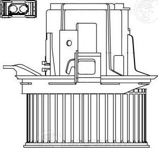 Luzar LFH 1556 - Электродвигатель, вентиляция салона avtokuzovplus.com.ua