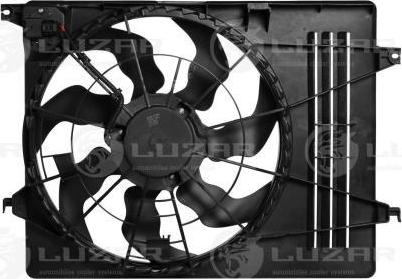 Luzar LFK 08S5 - Электровентилятор охлаждения с кожухом IX35 2.0i 10- - Sportage 1.6i - 2.0i 10- LFK 08S5 Luzar autocars.com.ua