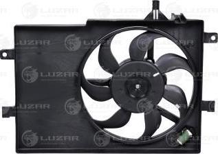 Luzar LFK1661 - Э-вентилятор охл. для а-м Fiat Albea 02- с кожухом и резист. A-C LFK 1661 autodnr.net