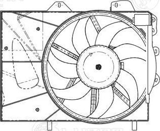 Luzar LFK 2007 - Вентилятор, охолодження двигуна autocars.com.ua