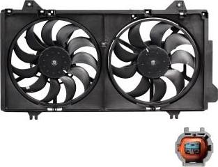 Luzar LFK 2570 - Вентилятор, охолодження двигуна autocars.com.ua