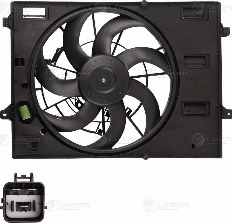 Luzar LFK 3022 - Вентилятор, охолодження двигуна autocars.com.ua
