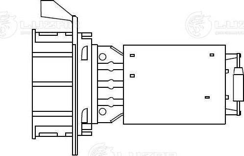 Luzar LFR 1509 - Сопротивление, реле, вентилятор салона autodnr.net