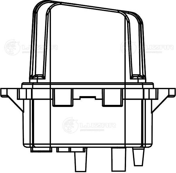 Luzar LFR 1630 - Сопротивление, реле, вентилятор салона autodnr.net