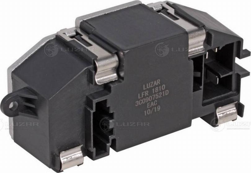 Luzar LFR1810 - Резистор э-вент. отоп. для а-м Skoda Octavia A5 04--VW Golf VII 08- auto A-C LFR 1810 autodnr.net