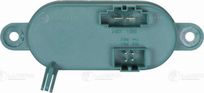 Luzar LFR 1855 - Резистор э-вент. отоп. для а-м VW Touareg 02--Audi Q7 05- auto A-C LFR 1855 autodnr.net