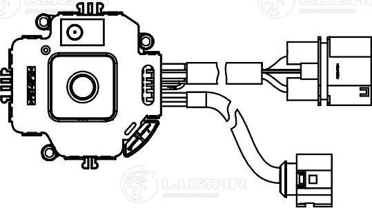 Luzar LFR 18K2 - Модуль управления вентилятором охлаждения Skoda Octavia A5 04--VW Golf V 03- LFR 18K2 Luzar autocars.com.ua