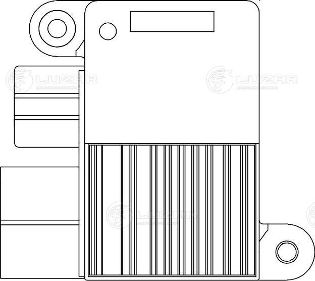 Luzar LFR 1914 - Додатковий резистор, електромотор - вентилятор радіатора autocars.com.ua