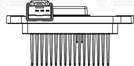 Luzar LFR 2541 - Опір, реле, вентилятор салону autocars.com.ua