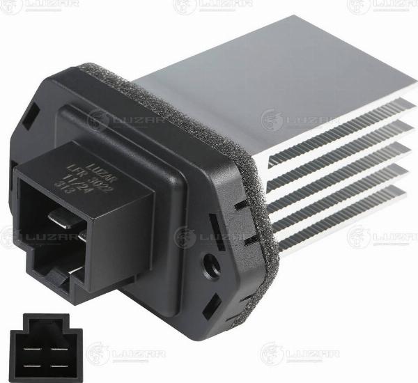 Luzar LFR 3022 - Опір, реле, вентилятор салону autocars.com.ua